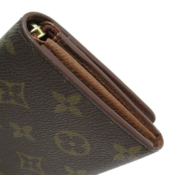 Auth Louis Vuitton Monogram Porte Monnaie Billets Tresor Wallet M61730 - h28603a - Picture 2 of 5